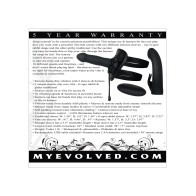 Arnés Evolved Heavenly con Vibrador de 10 Velocidades - Negro