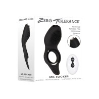 Anillo Vibrador Zero Tolerance Mr. Flicker Negro