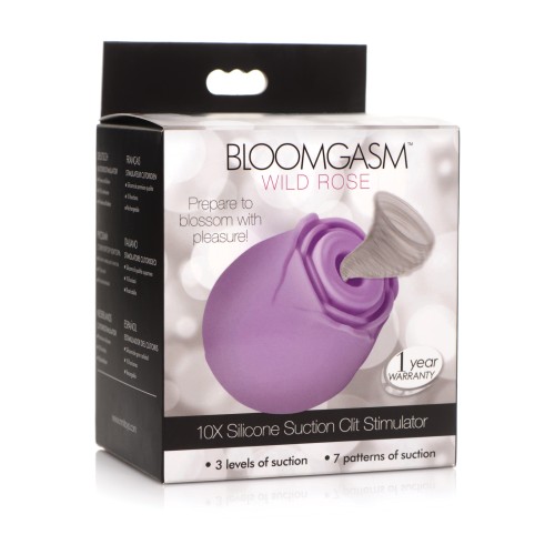 Bloomgasm Wild Rose Clit Stimulator Purple