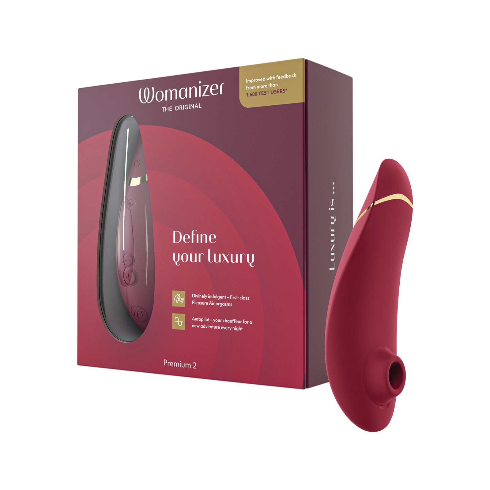 Womanizer Premium 2 Burdeos