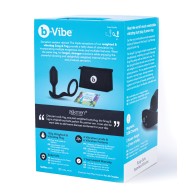 b-Vibe Vibrador Snug & Tug Mediano Negro