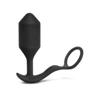 b-Vibe Anillo Vibrador y Plug Anal XL Negro