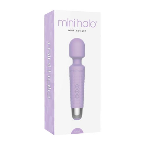 Mini Halo Inalámbrico 20x Wand Lila para el Masaje Perfecto