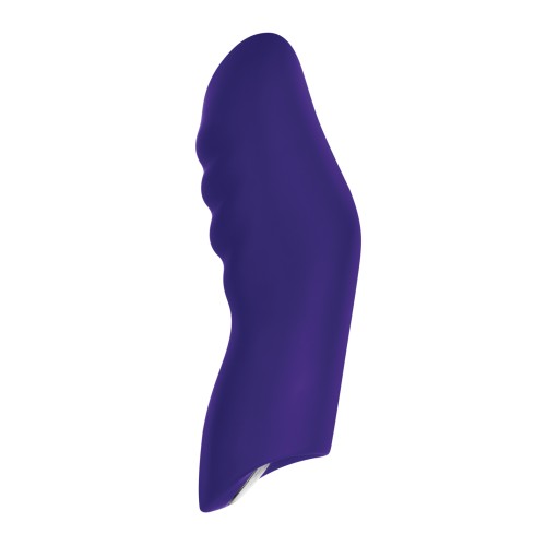 Vibrador para Dedo Dioni - Morado Oscuro Grande