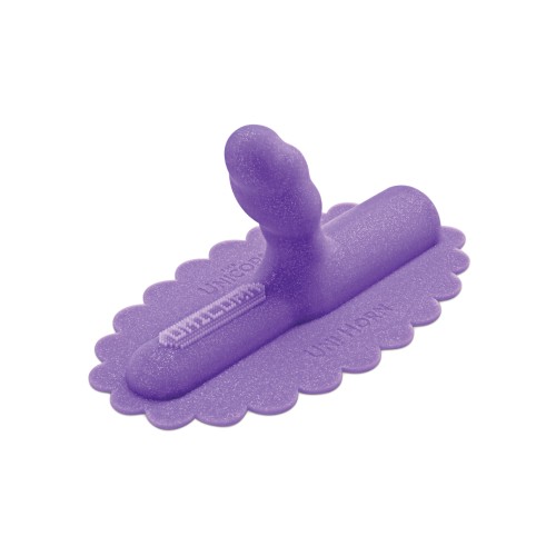 Cowgirl Unicorn Uni Horn Silicone Attachment Purple