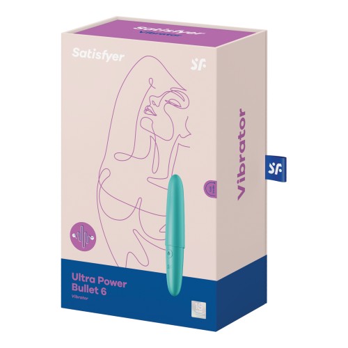 Satisfyer Ultra Power Bullet 6 in Turquoise - Targeted Pleasure