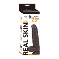 Get Lucky 7.5" Real Skin Stroker