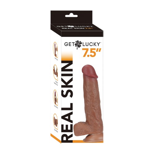 Get Lucky 7.5" Dildo de Piel Real