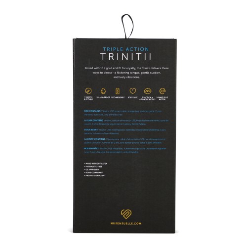 Nu Sensuelle Trinitii Tongue Vibe - 18k Gold