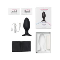 Lovense Hush 2 Vibrating Butt Plug - Black