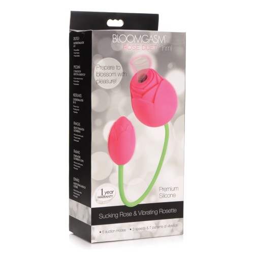 Inmi Bloomgasm 5X Suction Rose Duo Pink