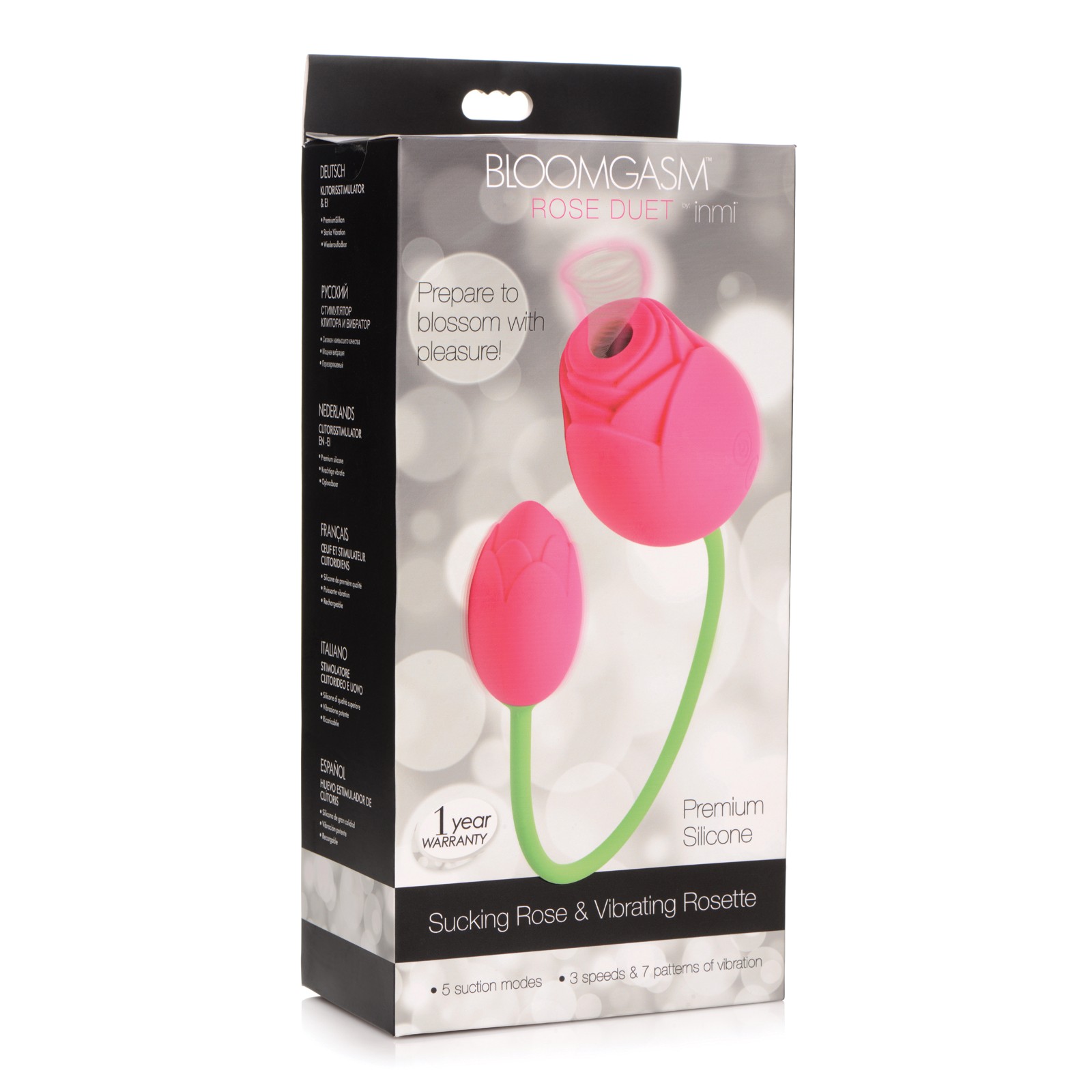 Inmi Bloomgasm 5X Suction Rose Duo Pink