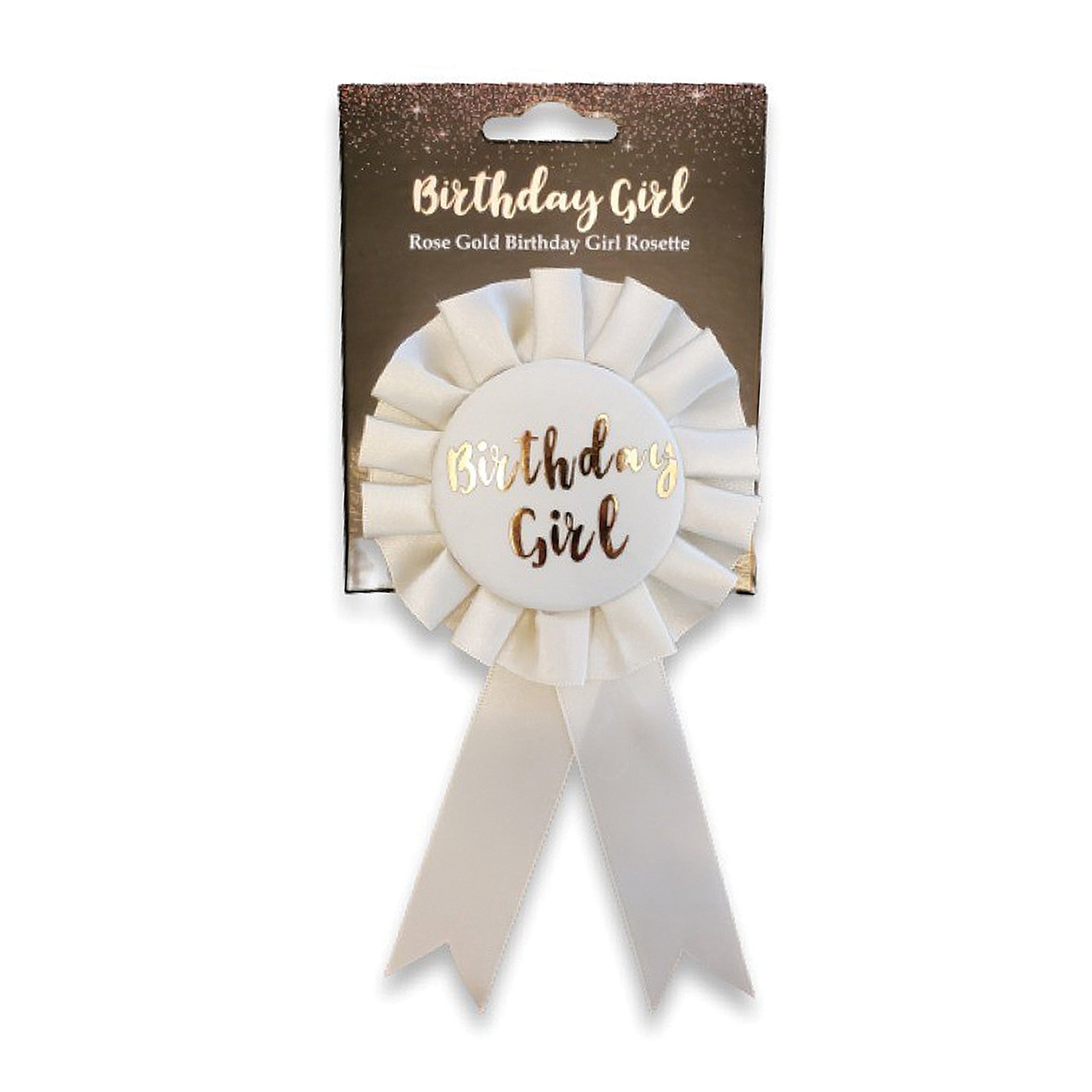 Birthday Girl Badge - Rose Gold