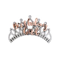 Tiara de Cumpleaños - Oro Rosa