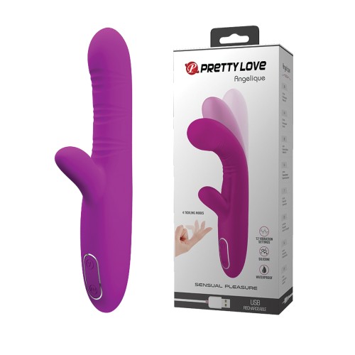 Pretty Love Angelique Rabbit G-spot Vibe Fuchsia