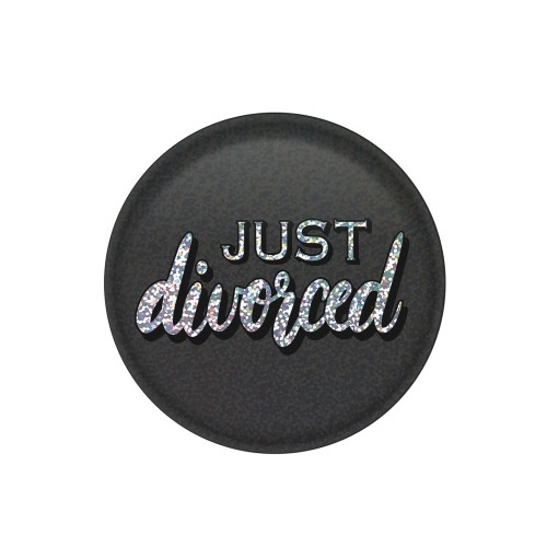 Just Divorced Button for Party Fun