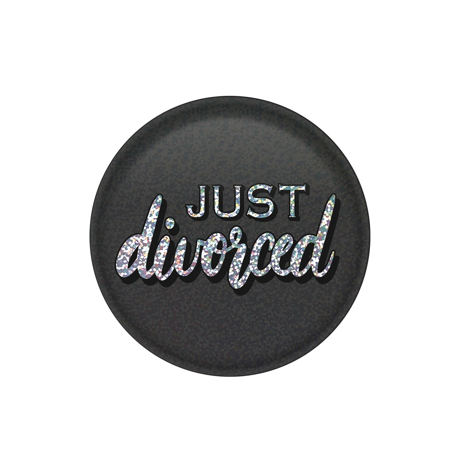 Just Divorced Button for Party Fun