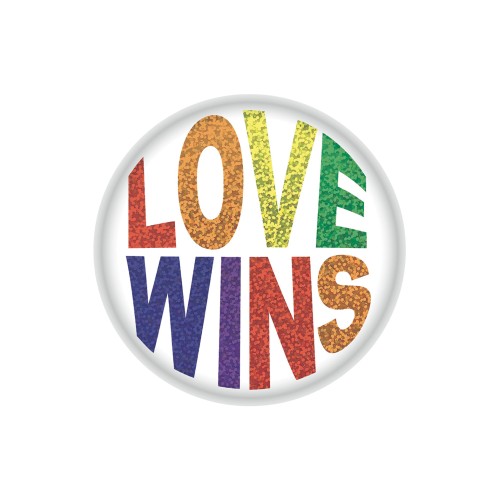 Love Wins Button for Pride and Expression