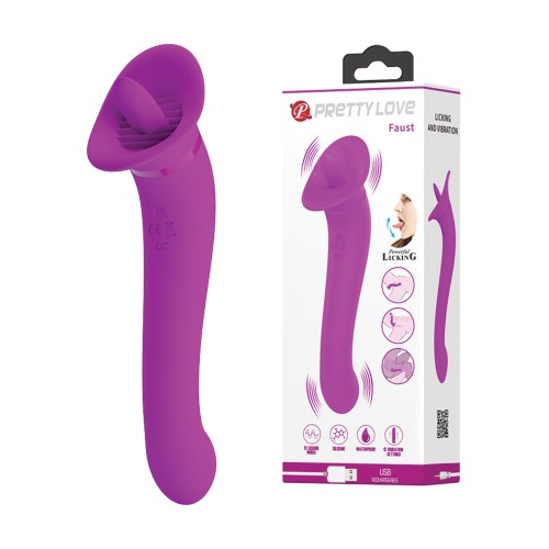 Pretty Love Faust Trompeta Lamedora y Vibrador - Fucsia