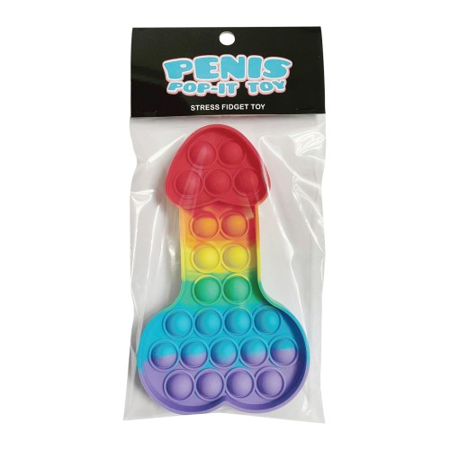 Juguete Anti-estrés Pop-It en Forma de Pene para Alivio del Estrés