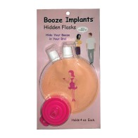 Booze Implants Hidden Flask - 4 oz