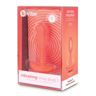 b-Vibe Vibrating Snug Plug Small Orange