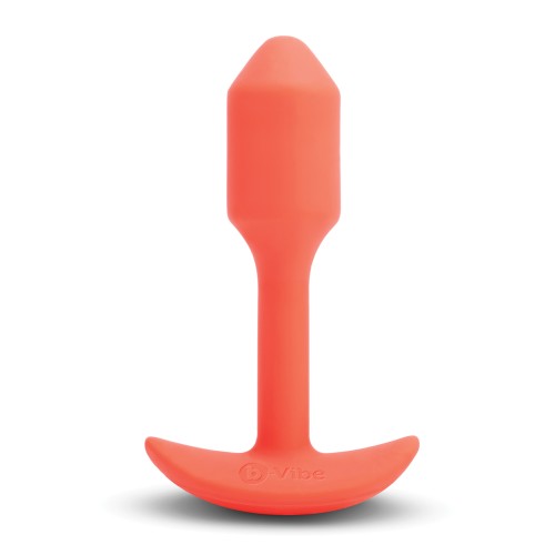 b-Vibe Vibrating Snug Plug Small Orange