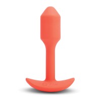 b-Vibe Vibrating Snug Plug Small Orange