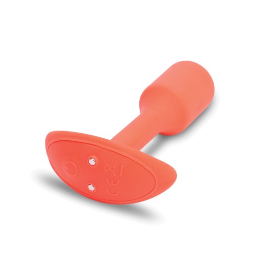 b-Vibe Vibrating Snug Plug Small Orange