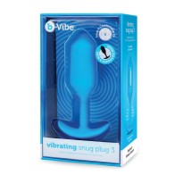 b-Vibe Plug Ajustado Vibrante Grande - Placer Definitivo