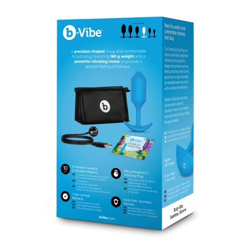 b-Vibe Plug Ajustado Vibrante Grande - Placer Definitivo