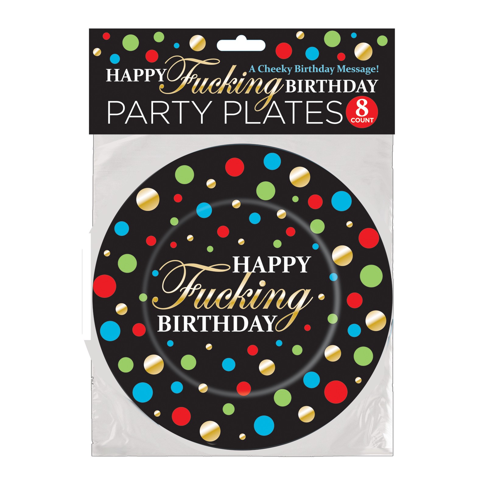 Happy Birthday Plates Pack of 8