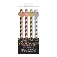 Glitterati Boobie Party Tall Straws for Fun Events