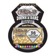 Exciting Glitterati Bachelorette Drink & Dare Lotto Game