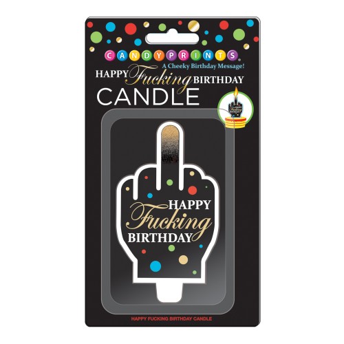 Happy Fucking Birthday Candle