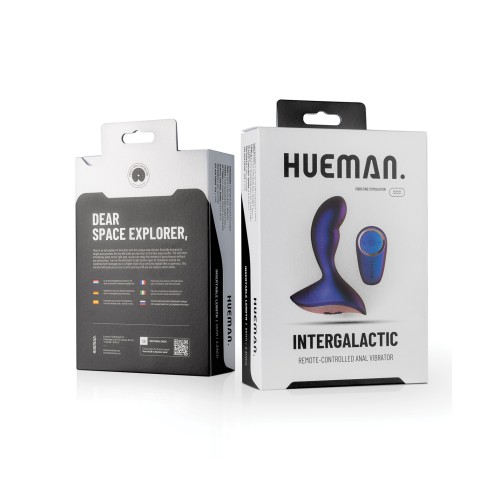 Hueman Intergalactic Anal Vibrator with Remote Control