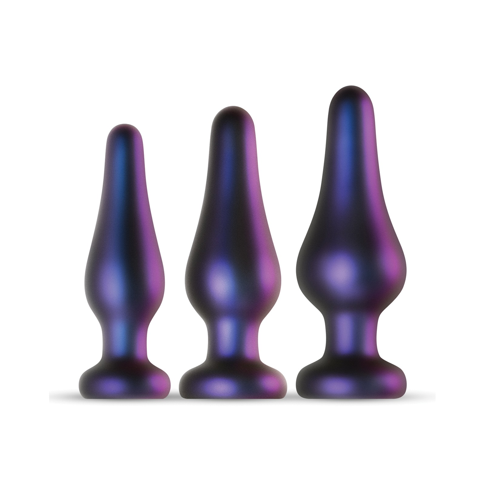 Hueman Comets Butt Plug Set of 3 - Purple