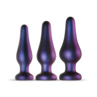 Set de 3 Butt Plugs Hueman Comet - Morado