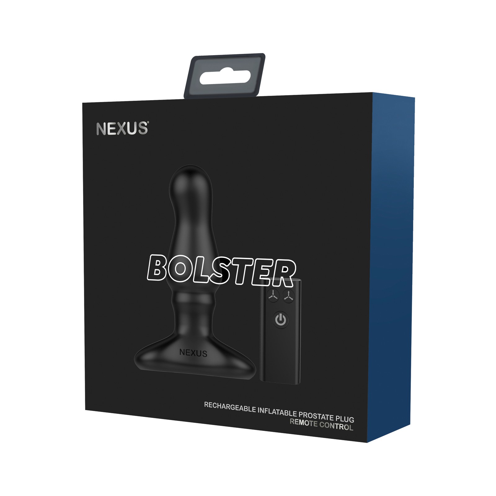 Nexus Bolster Inflatable Butt Plug Black