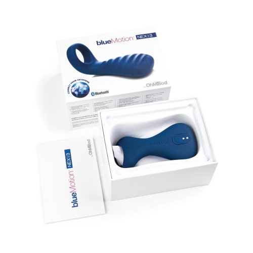 OhMiBod Blue Motion Nex 3 Couples Ring - Cobalt Blue