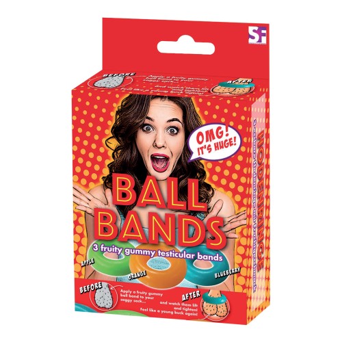 Gummy Ball Bands 3 Pack Assorted