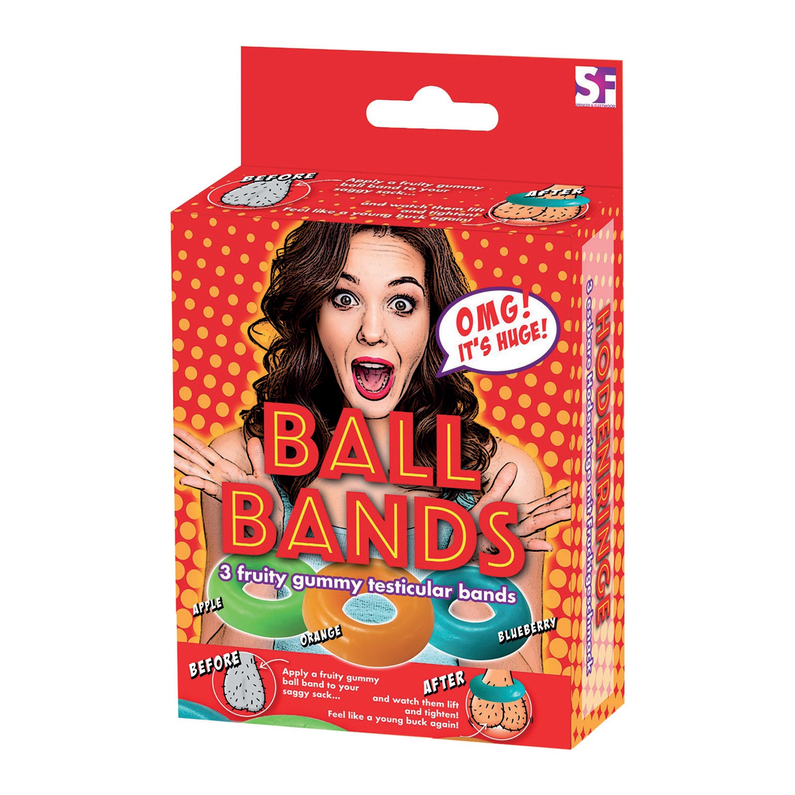 Gummy Ball Bands 3 Pack Assorted