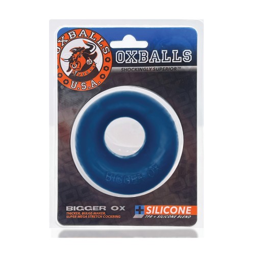 Oxballs Bigger Ox Anillo para el Pene - Azul Hielo Espacial