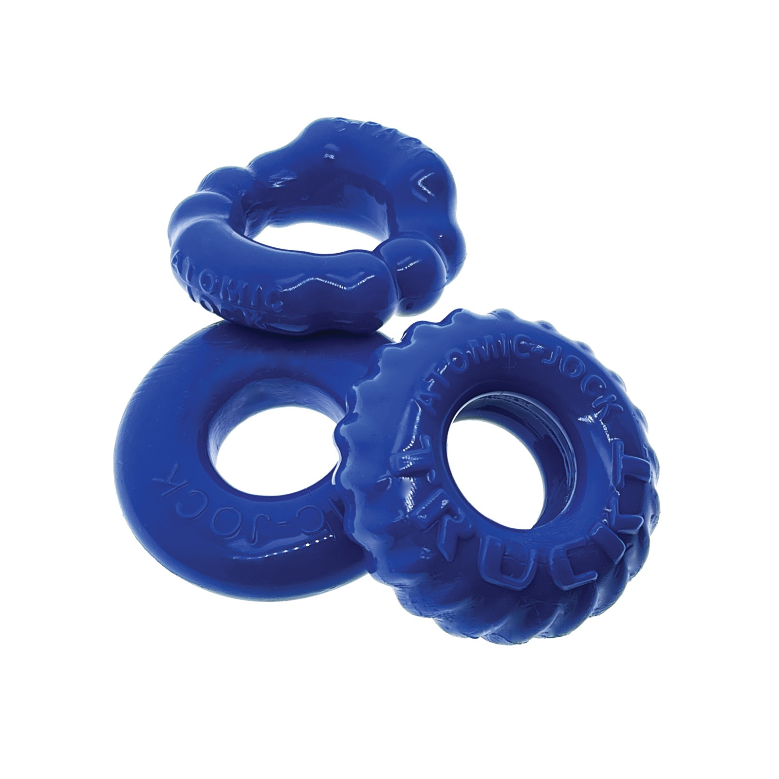 Kit de 3 Anillos de Cock Oxballs Bonemaker Azul