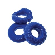 Kit de 3 Anillos de Cock Oxballs Bonemaker Azul