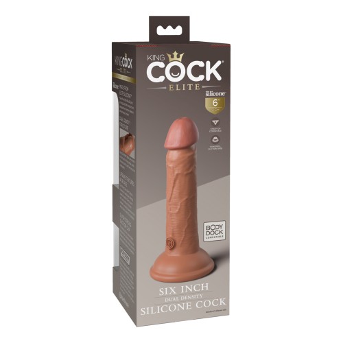 King Cock Elite 6" Silicone Dildo for Realistic Pleasure