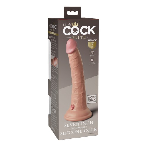 Dildo de Doble Densidad King Cock Elite para Placer Realista