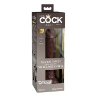 King Cock Elite 7" Dual Density Cock for Realistic Pleasure