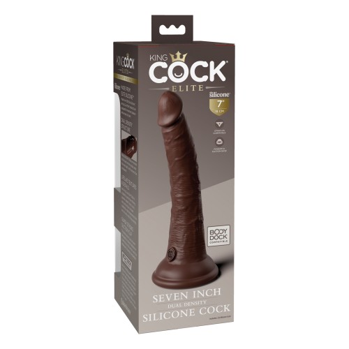 King Cock Elite 7" Dual Density Cock for Realistic Pleasure