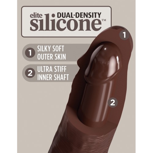 King Cock Elite 7" Dual Density Cock for Realistic Pleasure